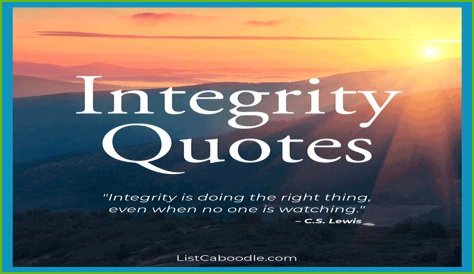 Wonderful integrity quotes from the brightest minds of the world